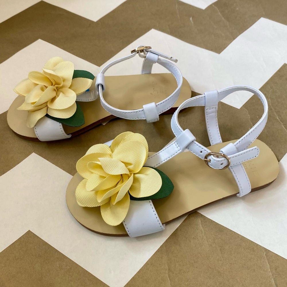 Janie and jack flower sandals - Picture 2 of 7